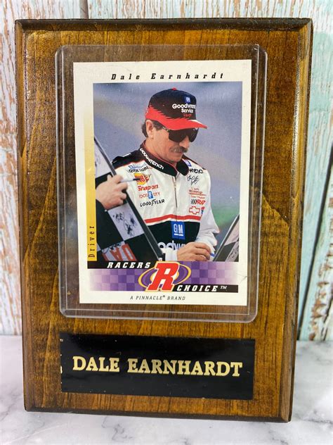 Dale Earnhardt Vintage Sports Collectible Plaque 6 x. . Dale earnhardt collectors plaque